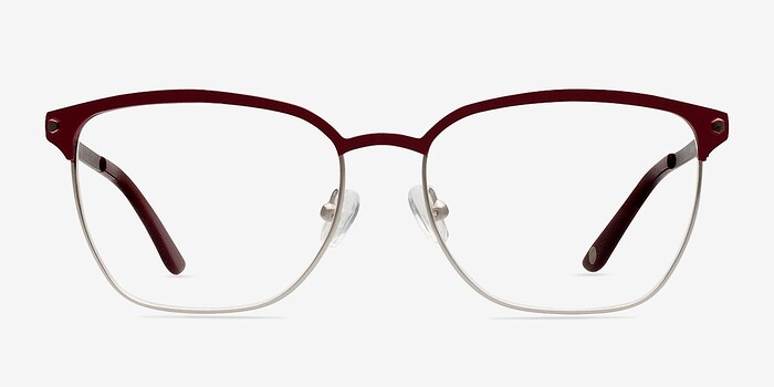 Berkeley Burgundy Women Metal Eyeglasses EyeBuyDirect