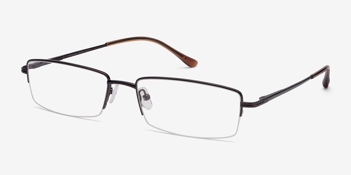 Minneapolis Brown Metal Eyeglasses EyeBuyDirect