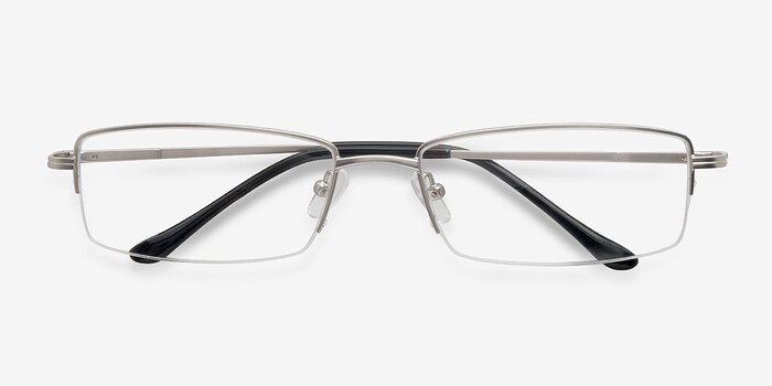 Minneapolis Silver Men Metal Eyeglasses EyeBuyDirect
