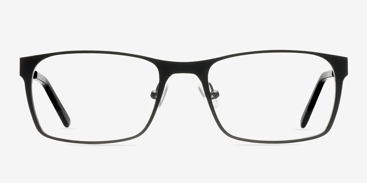 Dublin Matte Black Metal Eyeglasses EyeBuyDirect
