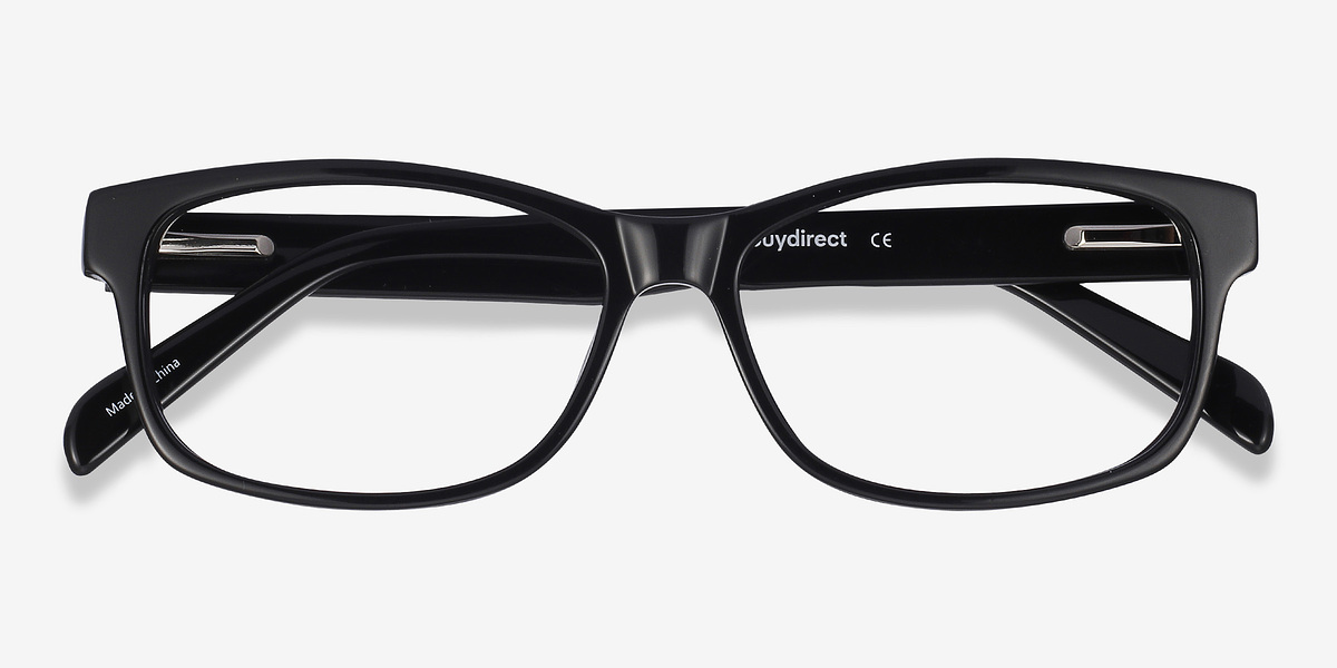 Kyle | Black Acetate Eyeglasses | EyeBuyDirect