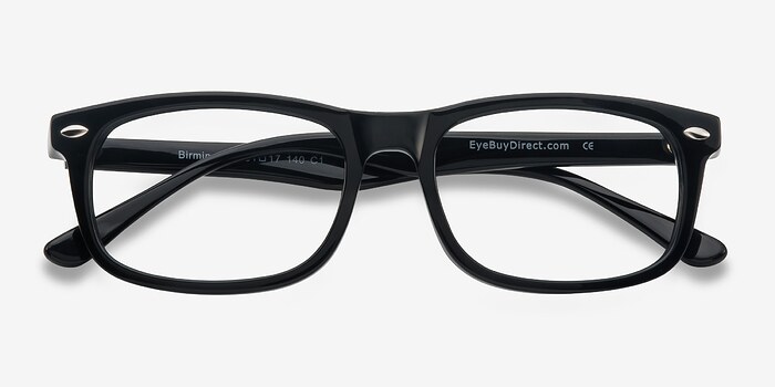 Birmingham Black Acetate Eyeglasses EyeBuyDirect