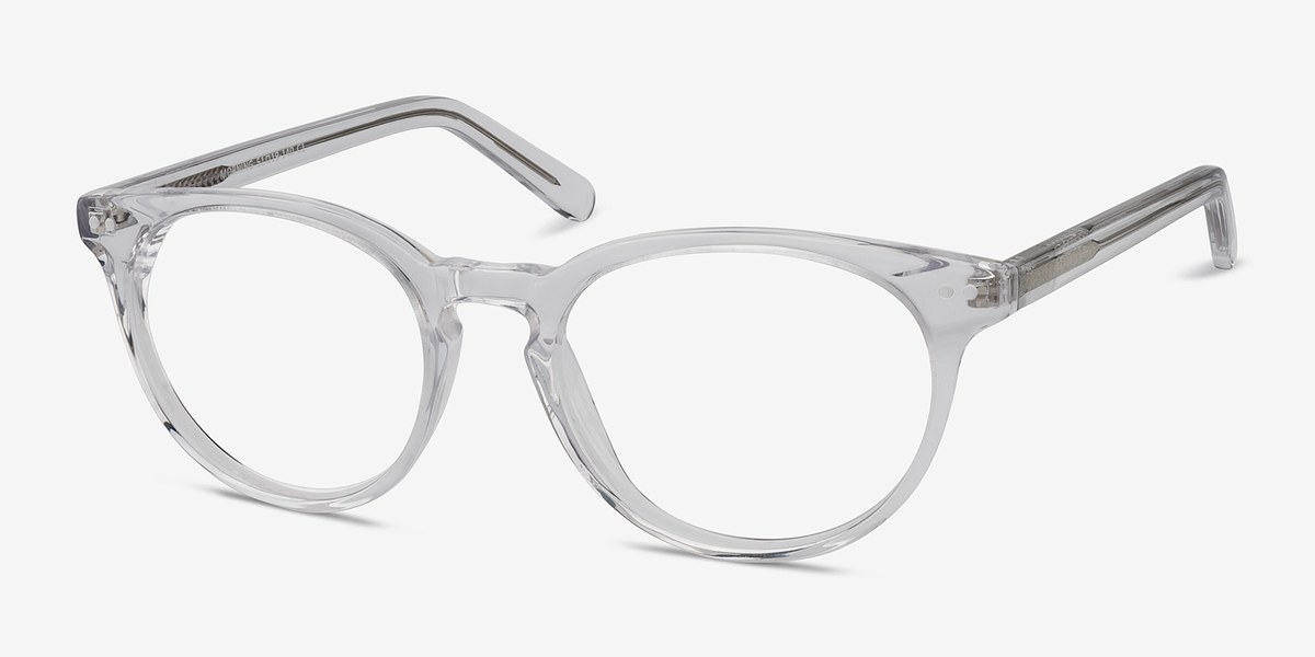 Morning Clear/White Acetate Eyeglasses EyeBuyDirect