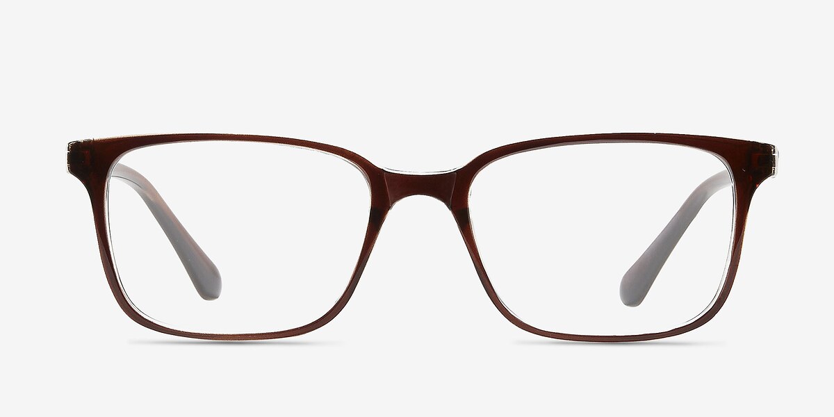 November Brown Clear Plastic Eyeglasses EyeBuyDirect