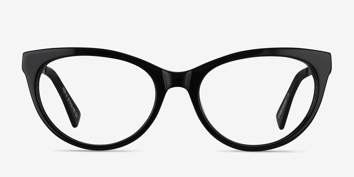 Her | Black | Women Acetate Eyeglasses | EyeBuyDirect