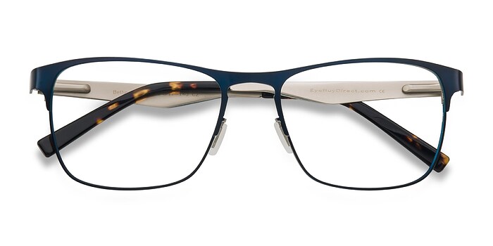 Bethnal Green Navy Metal Eyeglasses EyeBuyDirect