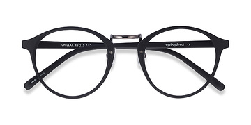 Matte Black/Gunmetal Chillax -  Fashion Plastic Eyeglasses