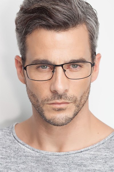 Capacious | Black | Men Metal Eyeglasses | EyeBuyDirect