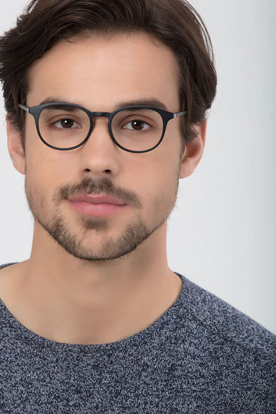 Brace | Matte Black Plastic Eyeglasses | EyeBuyDirect