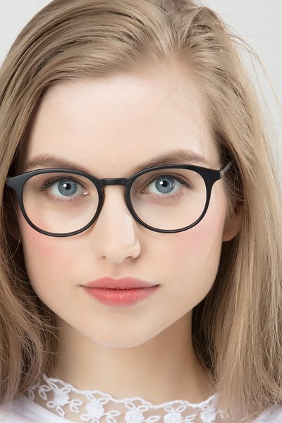 Brace | Matte Black Plastic Eyeglasses | EyeBuyDirect