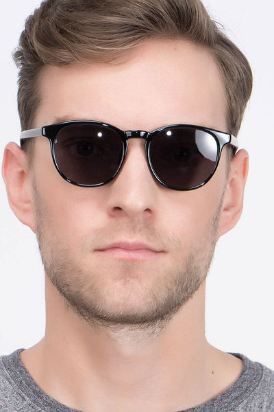 Deja vu | Black Plastic Sunglasses | EyeBuyDirect